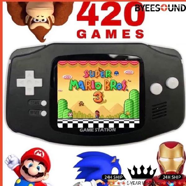 Gameboy clássico console de vídeo game gba 400 + jogos