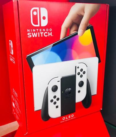 Nintendo Switch Oled Console 64GB Branco - Produto novo,