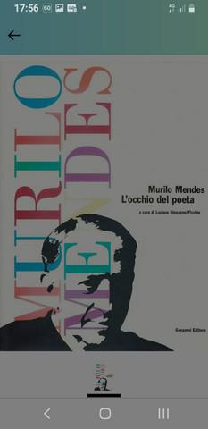 Raro livro de poeta italiano murilo mendes