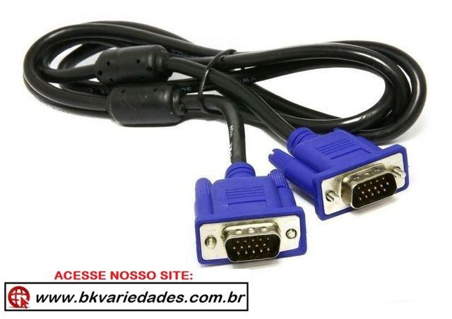 Cabo vga 1,5m 1,5 metros- (loja bk variedades) aceitamos