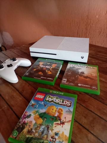 Xbox one s vários jogos troco em ps4