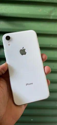 iPhone XR 64gb branco bateria 100% muito novo