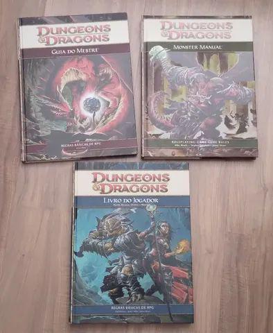 Pacote Livros dungeons and dragons RPG