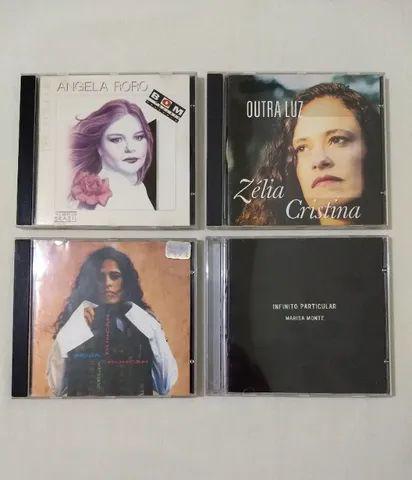 Lote com 04 cds de cantoras nacionais. todos os cds em