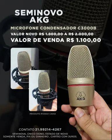 Microfone c 3000 b akg