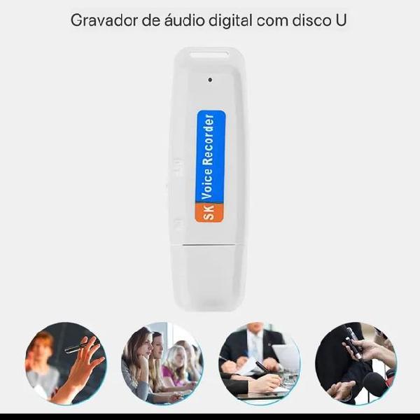 Profissional recarregável portátil usb gravador de voz