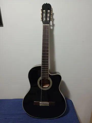 Violão de nylon elétrico Eagle CH-800BK