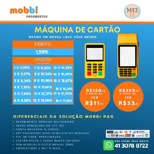 Maquina Maquininha de Cartão de Crédito - Pag Seguro -