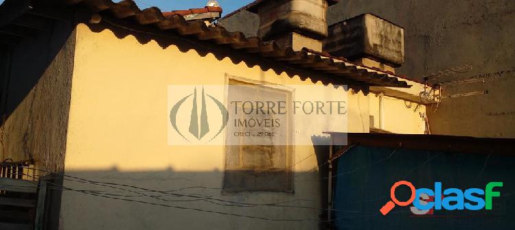 Terreno para construção com casa antiga - 140 m² - Parque Oratório - SAndré