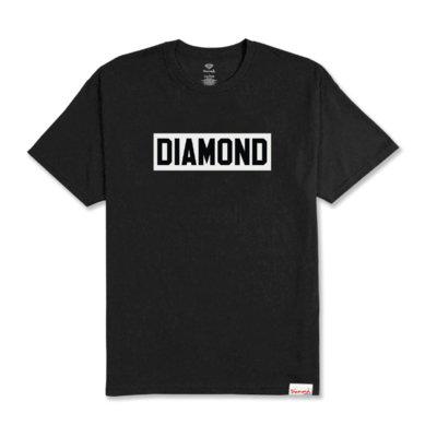 Camiseta diamond box logo preta