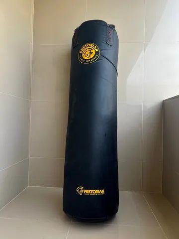 Saco de pancada muay thai pretorian profissional 50kg treino