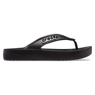 Chinelo crocs classic plataform flip black - 35 preto