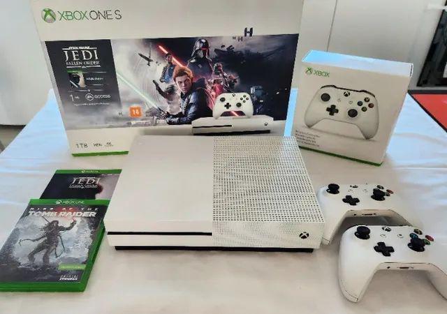 Microsoft Xbox One S 1tb + 2 Controles Originais + 2 Jogos