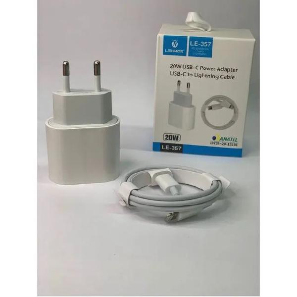 Carregador Turbo Original 20W USB-C Para IPhone 8 XR 11 12