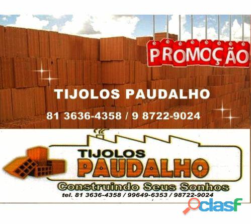 TIJOLOS DIRETO DA FABRICA PARA OLINDA PE 9 9765 2714