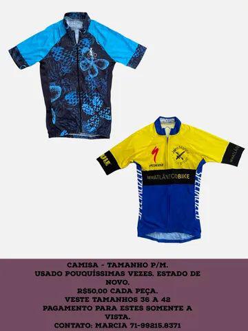 Camisa ciclismo - tamanho p/m