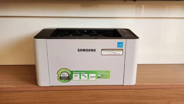 Impressora Laser Samsung Xpress Sl-m2020 Branca E Preta 110v