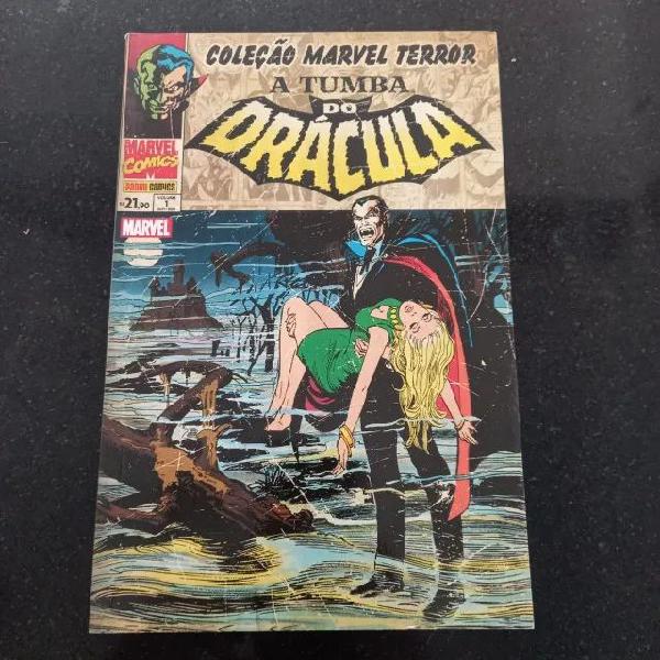 Pack - coleção marvel terror - a tumba do drácula - nºs