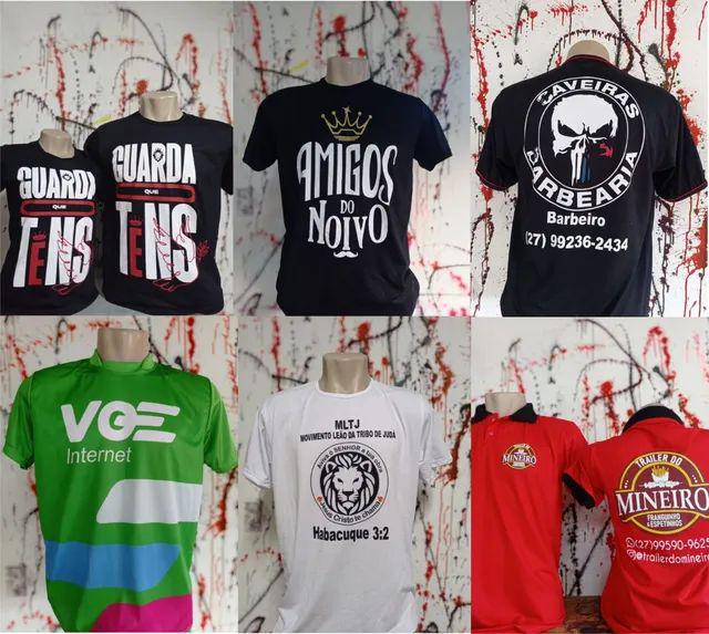 Camisetas e uniformes personalizados em geral