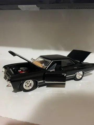 Miniatura impala 67 série supernatural escala 1/24