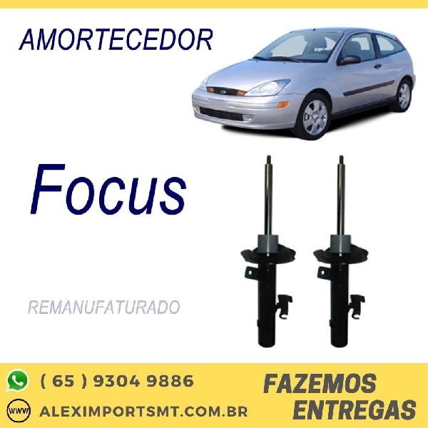 Par de amortecedores dianteiro remanufaturados focus 2000