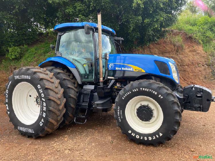 Trator new holland t 7060 4x4 ano 12