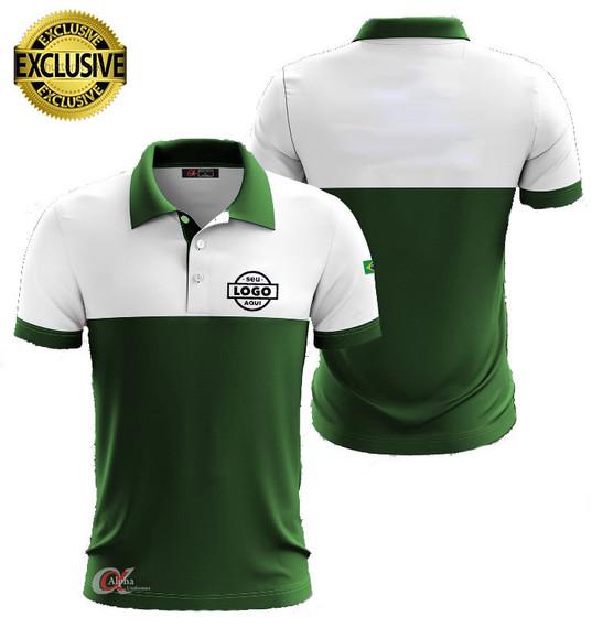 Camisa Camiseta Gola Polo Uniformes para Empresas Kit 10 |