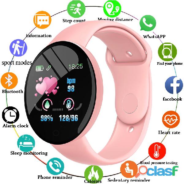 D18 pro smart watch homens mulheres bluetooth fitness