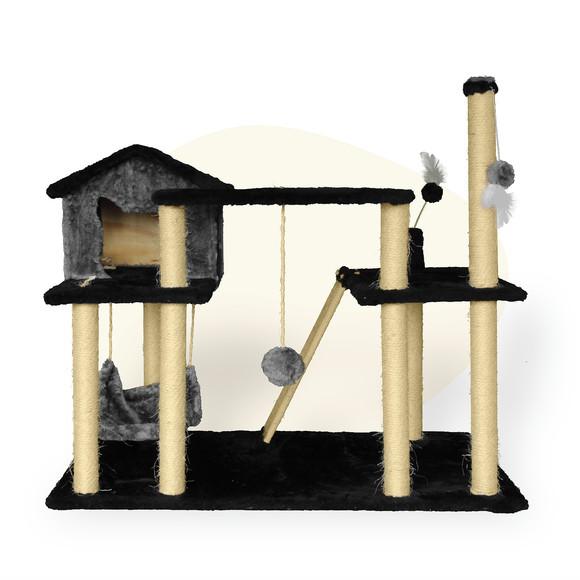 Arranhador playground casa gatos grande modular para gatil |