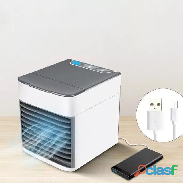 Mini ar condicionado portátil arctic air cooler umidificador climatizador luz led