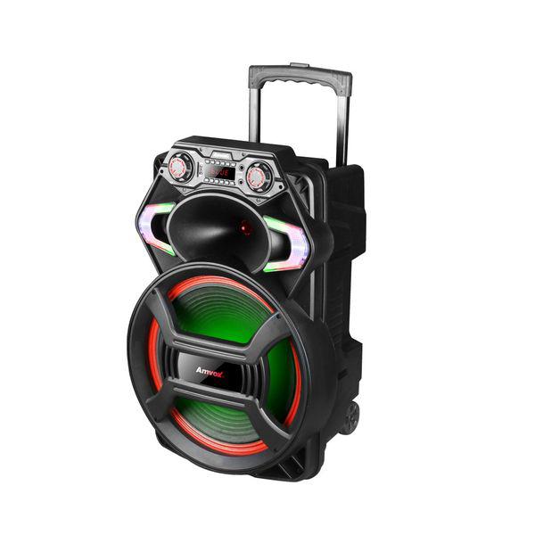 Caixa amplificada amvox gladiador 850w aca800, bluetooth,