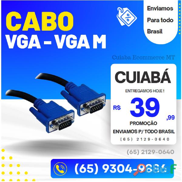 Cabo vga macho x macho com filtro 1,5 metros exbom