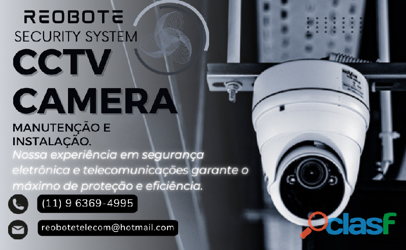 Instalaçao de cameras de segurança