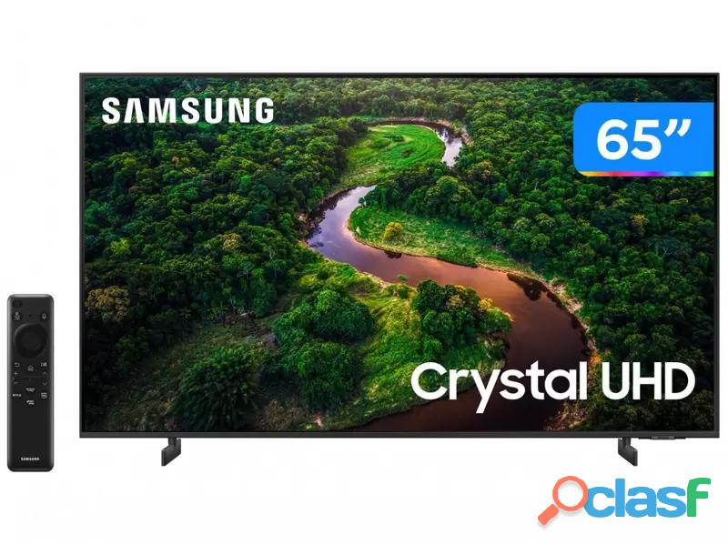 Smart tv 65” uhd 4k led crystal samsung 65cu8000