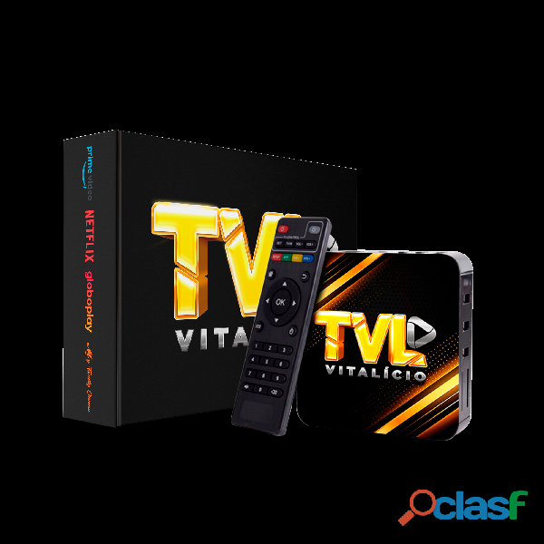 TV Box com acesso vitalício