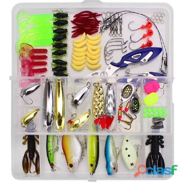 Kit 108 Unidades Iscas Artificiais Pesca Tilapia Peixes