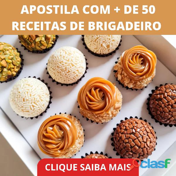 50 tipos e sabores de brigadeiro gourmet para você escalar suas vendas e se diferenciar do mercado.