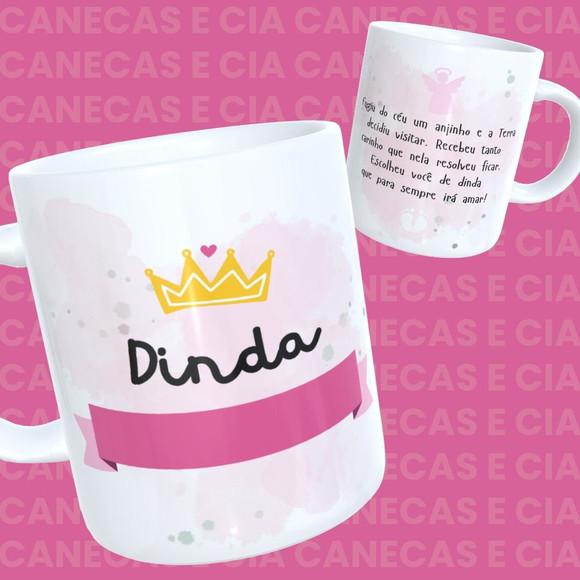 Caneca Personalizada - Caneca da Dinda Rosa | Elo7