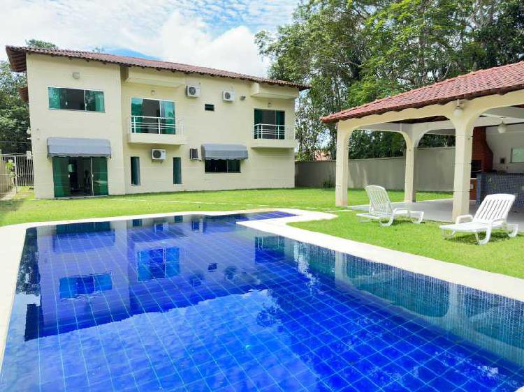 Aluga ou vende casa duplex semi mobiliada em condominio de