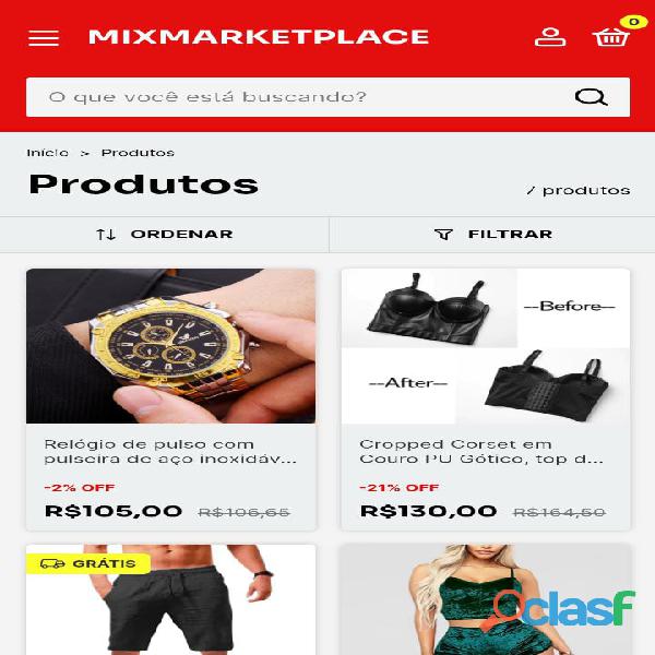 Ofertas irresistíveis; explore o mundo do estilo na nossa loja online!