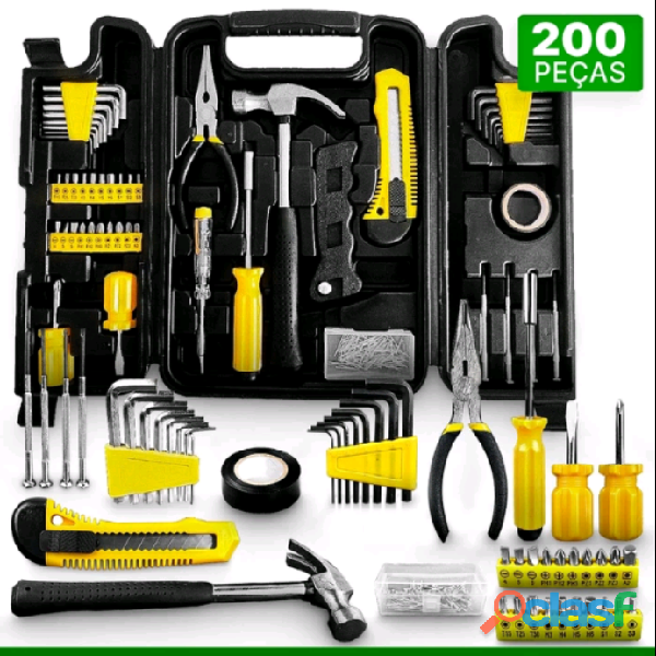 Kit de ferramentas 200 peças   Titanium