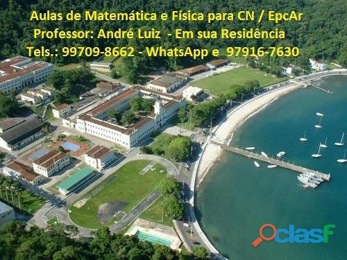 AULAS PARTICULARES DE MATEMÁTICA E FÍSICA PARA COLÉGIO NAVAL E EPCAR