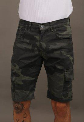 Bermuda Camuflada Militar Verde Cargo Masculina Alleppo