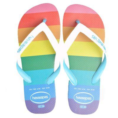 Chinelo unissex havaianas top pride allover havaianas azul