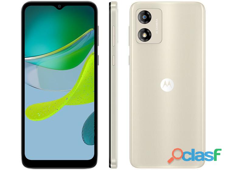 Smartphone motorola moto e13 32gb off white 4g octa core 2gb ram 6,5&quot; câm. 13mp + selfie 5mp dual ch