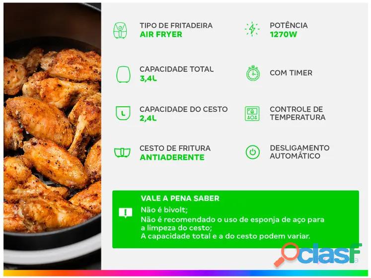 Fritadeira Elétrica sem Óleo/Air Fryer Nell Smart 1