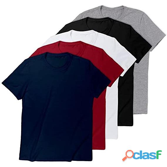 Kit 4 camiseta masculina lisa camisa blusa feminina unissex básica casual silk sublimação promoção