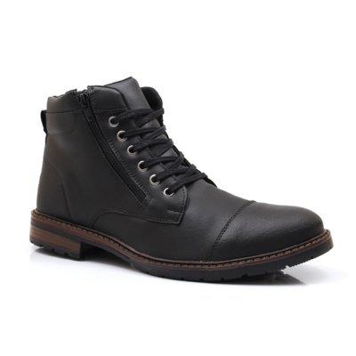 Bota masculina bredeni south estilo casual preto