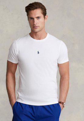 Camiseta polo ralph lauren logo bordado branca