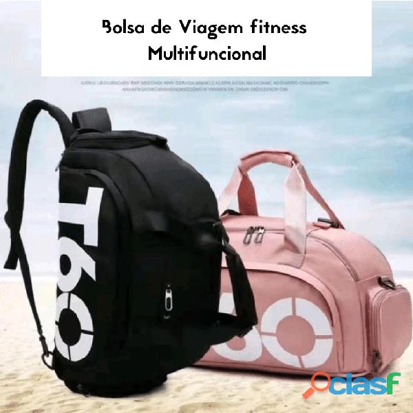 Bolsa Mala Mochila T60 Academia Bagagem Viagem Rosa